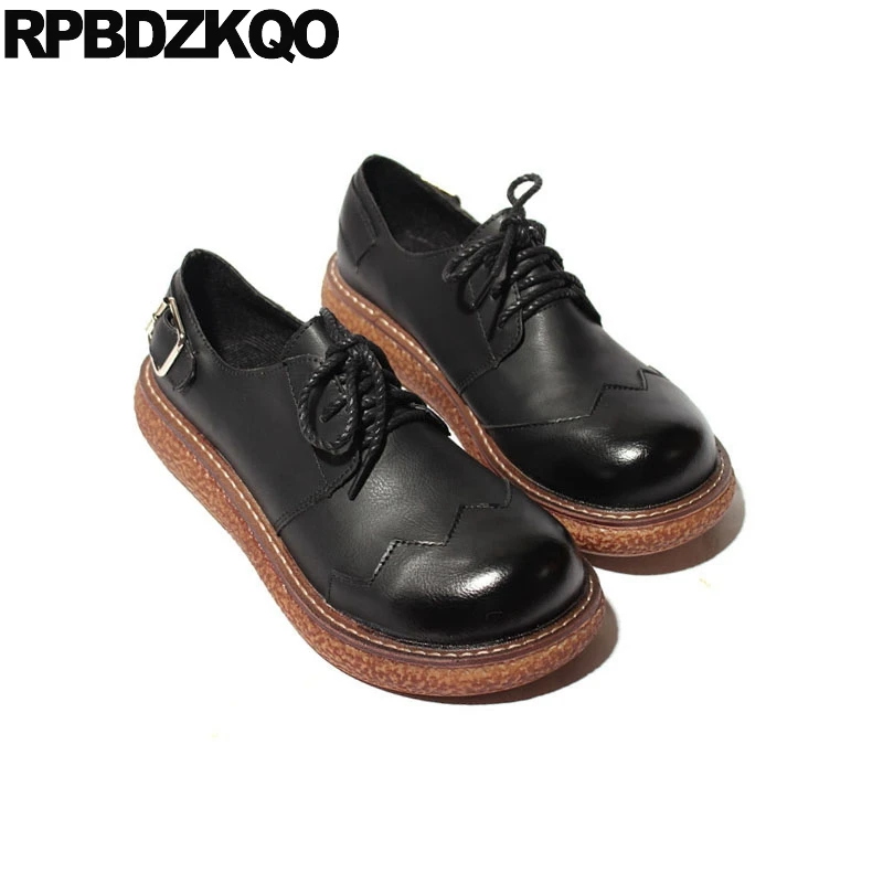 Vintage 2018 Dames kaki École Chaussures Noir Pas Cher La Japonais Femmes Richelieus Rond Femme Lacent Noir Main Appartements Bout gris Designer Gris À BQWrxoEedC