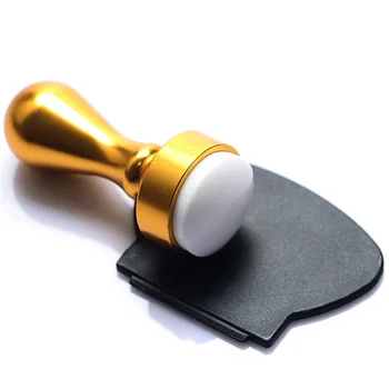 

1Pc Round Head Stamping Nail Art Stamper Practical Nail Art Stamper (Random Gold or Silver)