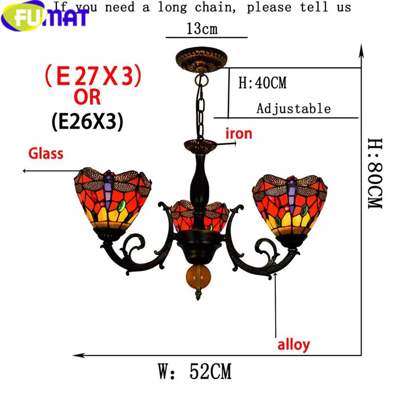 5 Tiffany pendant lamps