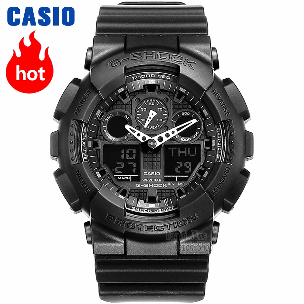 Casio watch G-SHOCK Men's Quartz Sports Watch Shockproof Waterproof and Antimagnetic Function Outdoor g shock Watch GA-100