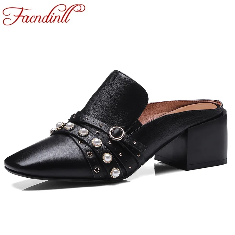 

FACNDINLL brand 2019 new fashion genuine leather gladiator sandals for women black beige brown shoes woman dress casual sandals