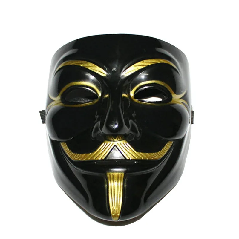 Маска 5 праздничный выпуск. Маска анонимус черная. Анонимус Кондор маска Золотая. Vendetta маска Black. Чёрная маска ананимцса.