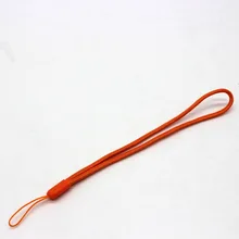 Pctc 2 pcs orange nylon alça da câmera cordão tecer azul pulso alça de mão + 1 pcs cap len anti-corda perdida para a câmera slr