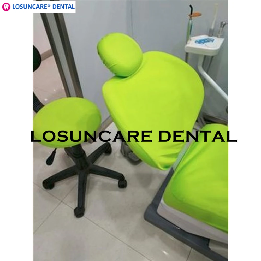 LOSUNCARE 4 шт./компл. Эластичный Защитный чехол для стоматологического стула 5 цветов