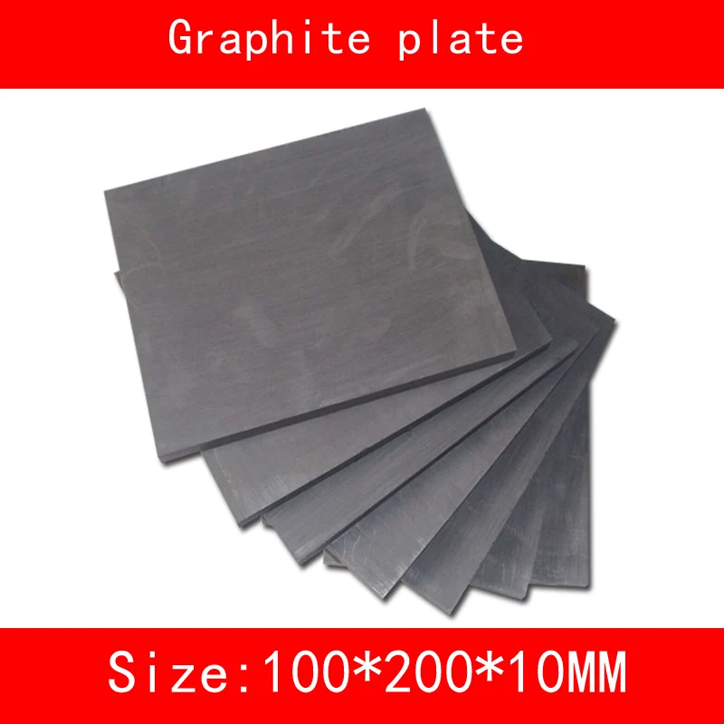 Zerobegin High Purity Graphite Plate,99.9% Purity Graphite Plate Block Blank for Jewelry Casting Making Tools,Thickness 4mm 