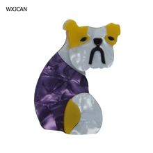 WXJCAN новая брошь «Собака» для домашних животных Женские акриловые ювелирные изделия размер 60 мм* 45 мм