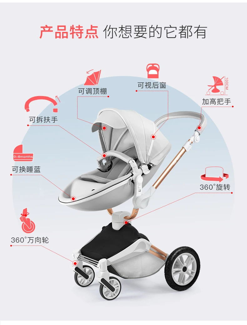 Детская коляска 3 в 1 с автомобильным сиденьем для новорожденных с высоким видом коляска складная детская коляска дорожная система carrinho de bebe 3 em 1