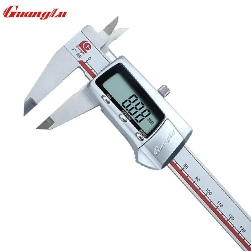 GUANGLU Digital Caliper 0150mm/0.01 Stainless Steel Waterproof IP67