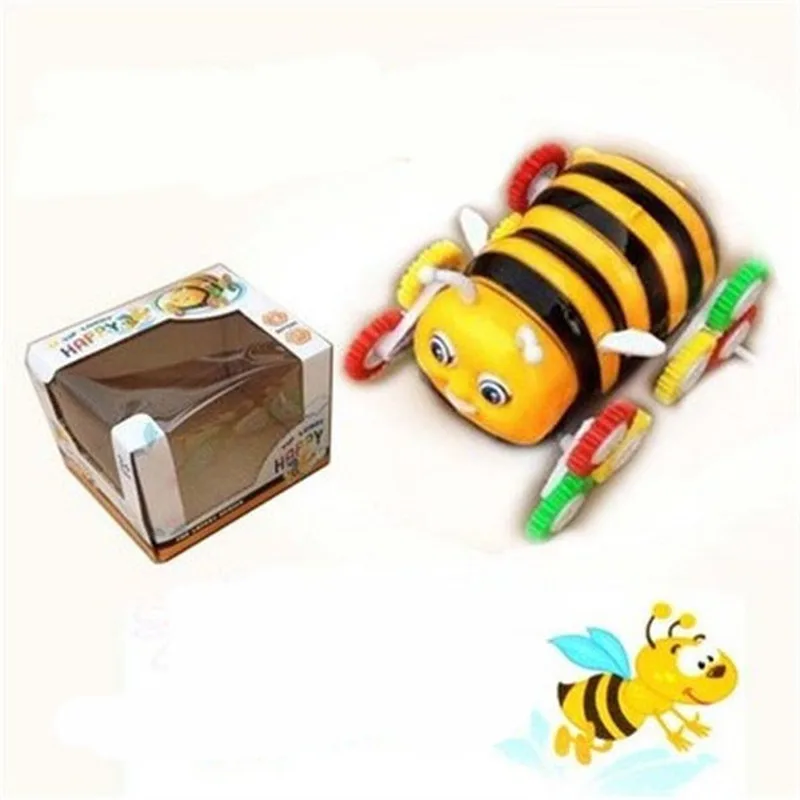 1Pcs Plastic Clockwork Toys Cartoon Inertial Double-sided Bee Dump Truck Wind Up Clockwork Toy Kids Educational Toy 1Pcs Plastic Clockwork Toys Cartoon Inertial Double-sided Bee Dump Truck Wind Up Clockwork Toy Kids Educational Toy