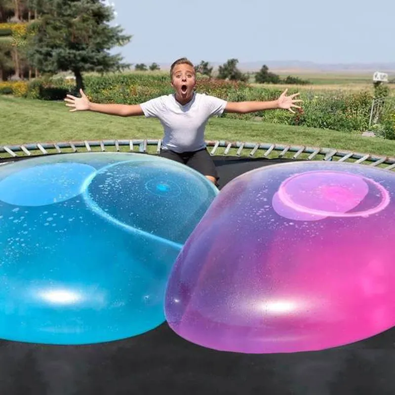 

110cm big amazing bubble ball Water-filled interactive rubber balls Outdoor Inflatable funny balloon toys For Children Adult