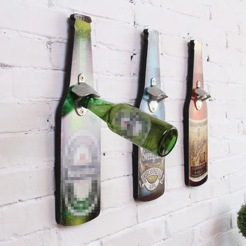 Креативная Ретро открывалка для бутылок пива Изысканная Красивая практичная мульти-сцена подходит для декоративных экологически чистых настенных подвесок