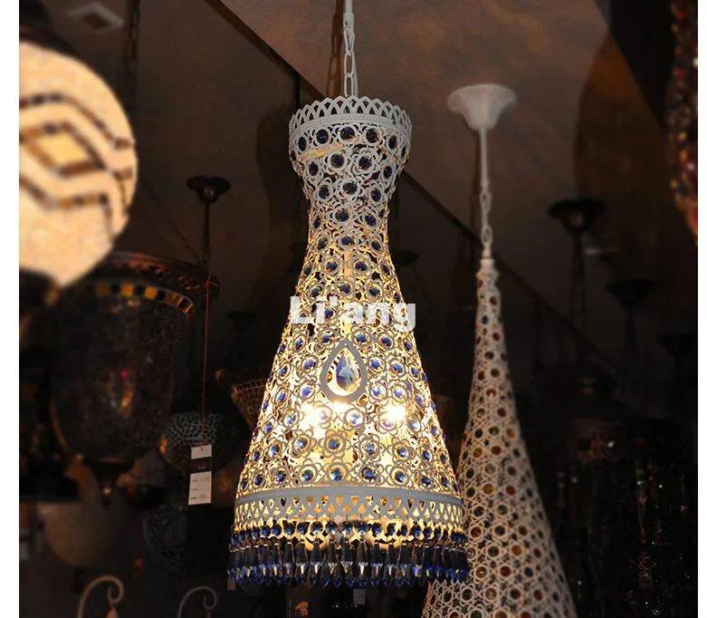 Buy Free Shipping White Blue Colorful Bohemia Pendant