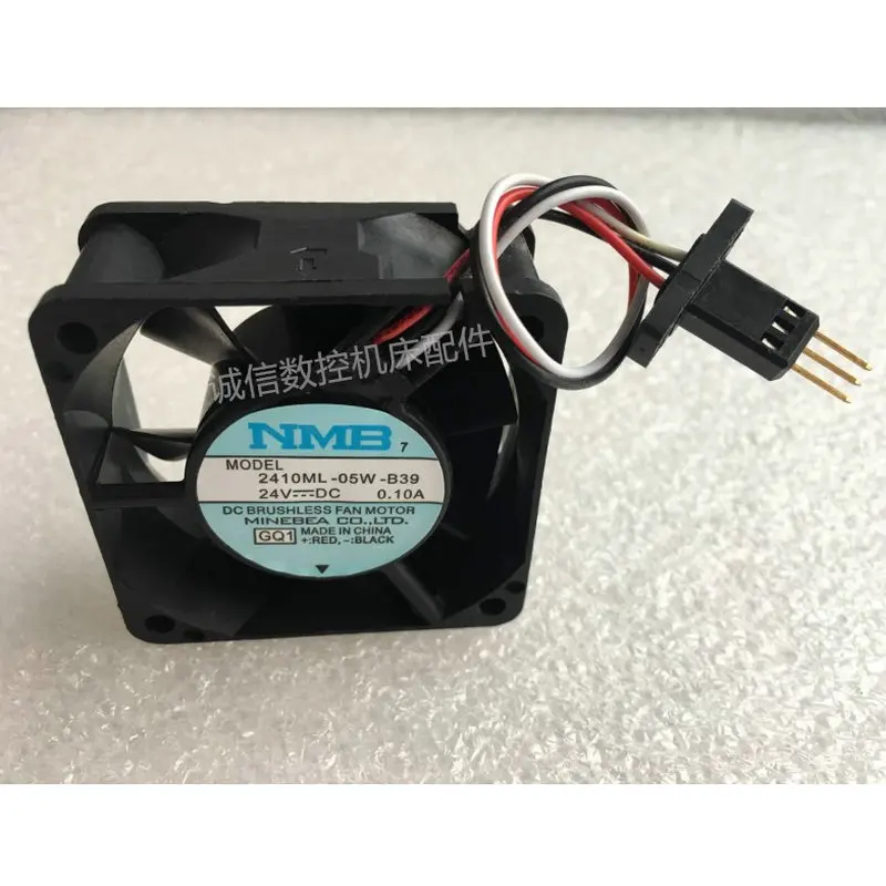 NMB 2410ML-05W-B39 24V 0.10A Вентилятор Fanuc с оригинальной вилкой Fanuc