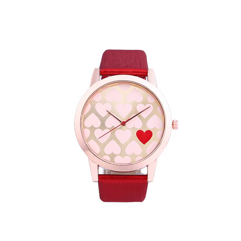 

Simple Women's Watches Best Sellers Montre Femme Relogio Feminino Fashion Ins Style Have A Lovely Love Pattern Kol Saati Hot