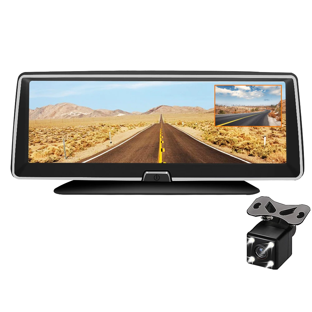 Автомобильный видеорегистратор Yantu 8 0 &quotс GPS навигацией FHD 1080P Wi Fi дистанционным
