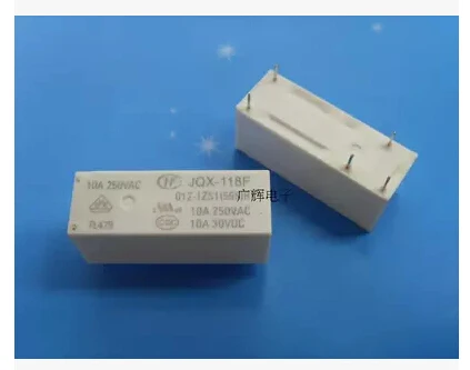 Горячая новинка JQX 118F 012 1ZS1 12VDC 12V 10A реле DIP5|hongfa| |
