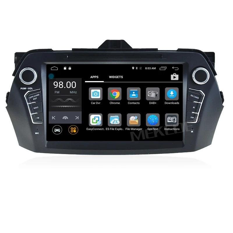 Cheap MEKEDE android7.1 smart car dvd player for SUZUKI CIAZ 2015 support gps navigation 4G SIM WIFI bluetooth navi FM RDS car radio 9