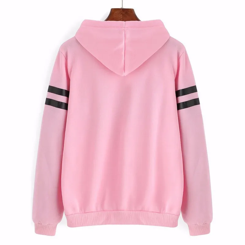 2019 Hot Sale Letter Printed European and American Hooded Autumn and Winter Plus Velvet Long-sleeved Jacket 2019 Hot Sale Letter Printed European and American Hooded Autumn and Winter Plus Velvet Long-sleeved Jacket