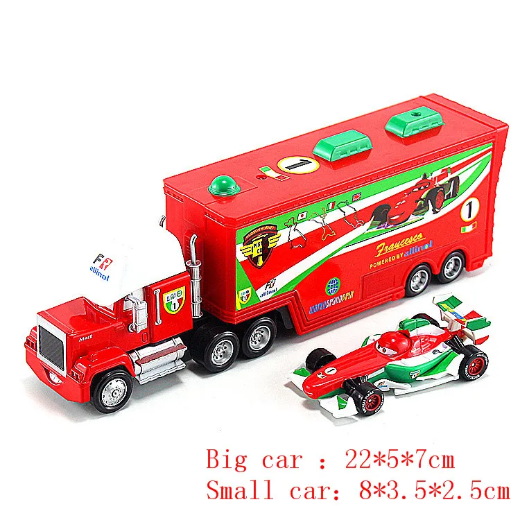 Горячая Дисней Pixar тачки Mack Lightning McQueen Uncle Truck 1:55 литой модельный автомобиль игрушка детский подарок на день рождения король высокого качества