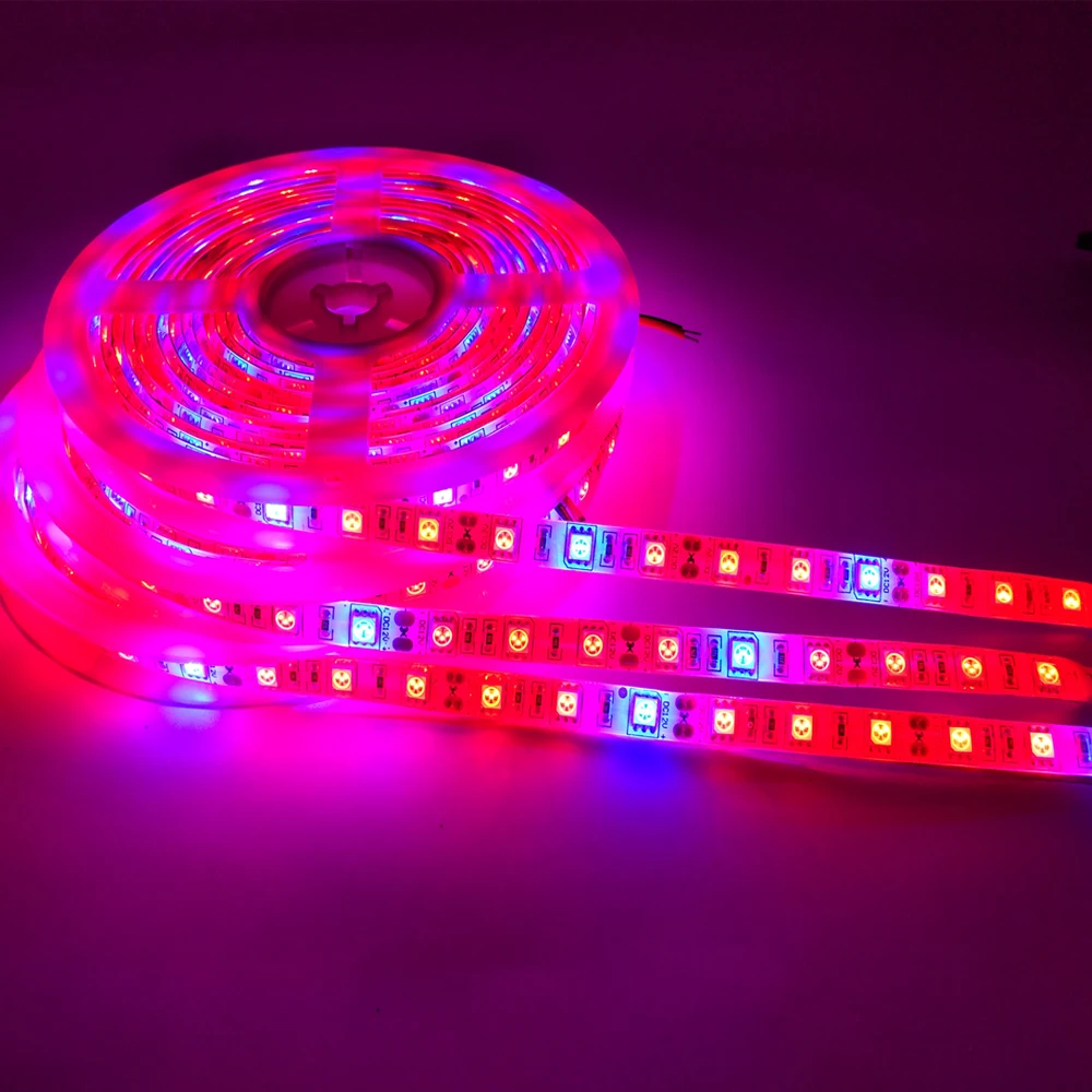

5 M LED Phyto Lamps Full Spectrum LED Strip Light 300 LEDs 5050 Chip LED Fitolampy Grow Lights For Greenhouse Hydroponic plant