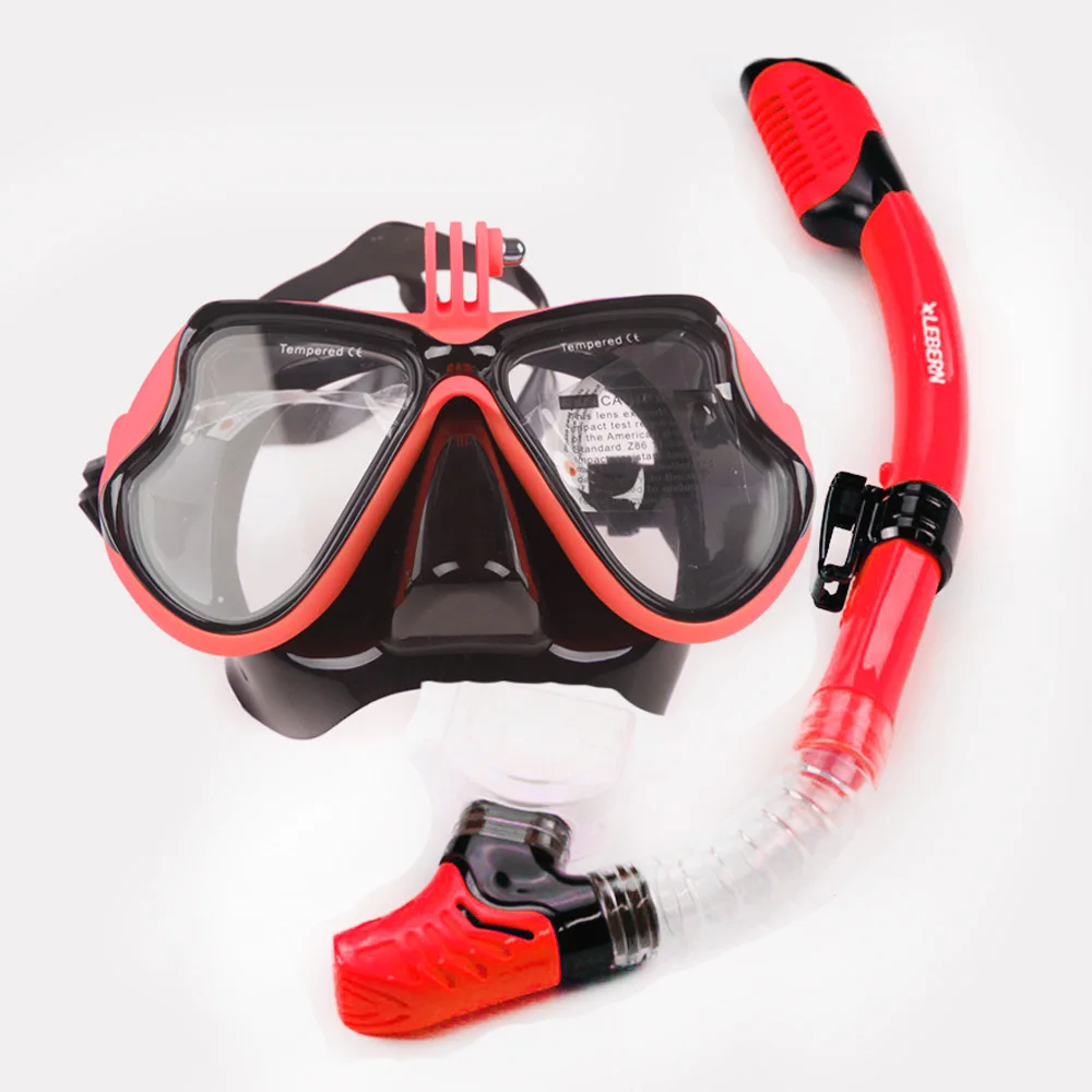 Myopia lens Gopro snorkel set Adult scuba diving mask Camera mount
