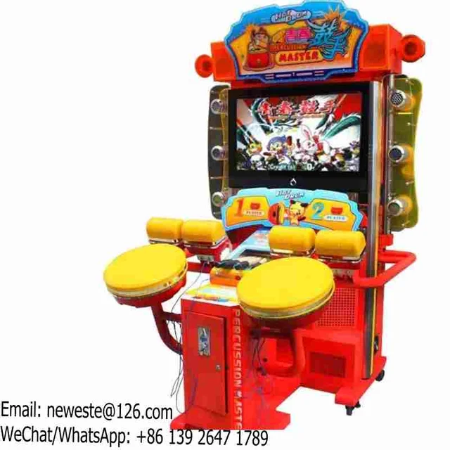Amusement Equipment Simulator Music Drum Arcade Game Machinein Coin