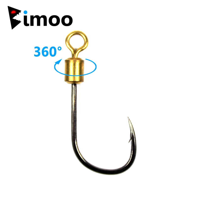 Bimoo 100ピース回転スイベルフック高炭素鋼有刺鉄線釣りフック海水淡水鯉釣り Hook For Fishing Hookfishing Fish Hook Aliexpress