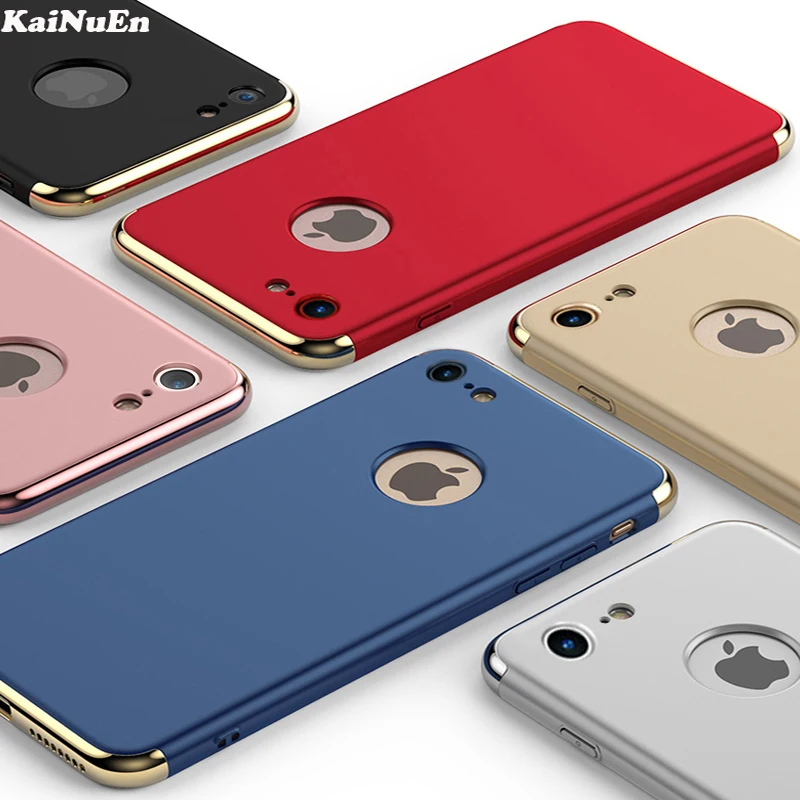 Kainuen я Роскошные копировать ETUI capinha Coque чехол Чехол для Apple iPhone 6 S Plus плюс по Жесткий