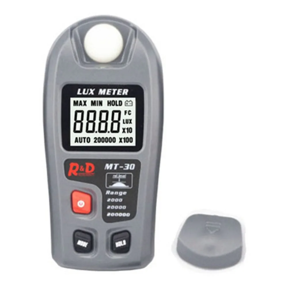 

MT-30 Multifunction Digital Lux Meter 0.1-200000lux High Accuracy Luxmeter Portable Illuminance Meter
