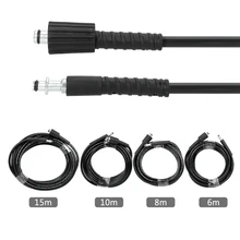 LEEPEE 6m 8m 10m 15m очищающий шланг высокого давления для мойки автомобиля Удлинительный шланг для очистки воды для Karcher K-series инструмент для автомойки