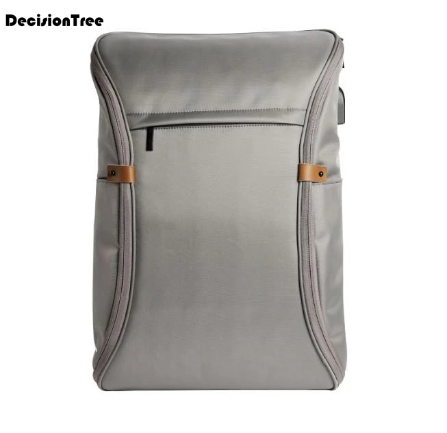 

Simple Fashion Men Solid Backpack Male Travel Multifunctional Waterproof Computer Bag Casual USB Rechargeable Shoulder BagL277