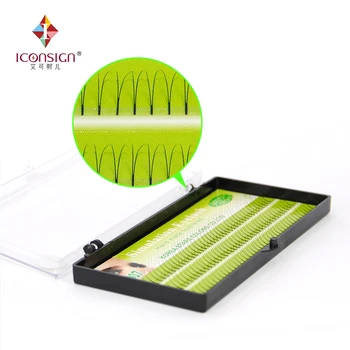 

5 boxes/lot 0.10mm 2D Silk Lashes False handmade Tow rows Eyelash Make Up Eye lash Extension