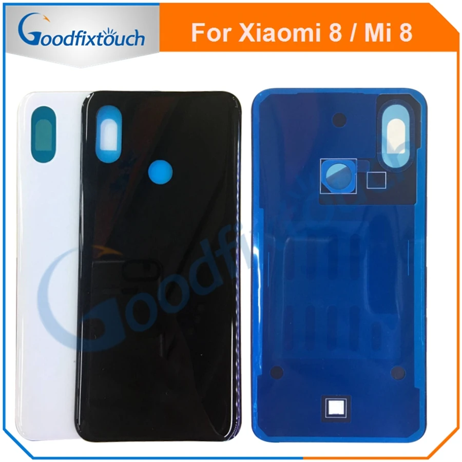 

For xiaomi 8 MI mi8 100% Original 3D Glass NEW Back Battery Cover Rear Door Housing Case Panel Replacement Battery Cover 6.21"