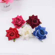 20 штук Высококачественный искусственный цветок розы для свадьбы домой вечерние украшения комнаты DIY Скрапбукинг Craft поддельные цветок