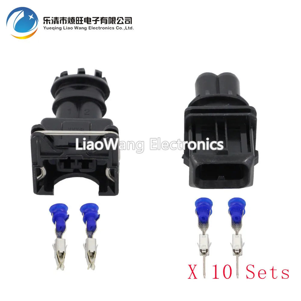 10 Sets AMP Tyco JPT Style 3.5mm Series 2 pin DJ7021B 3.5 11/21