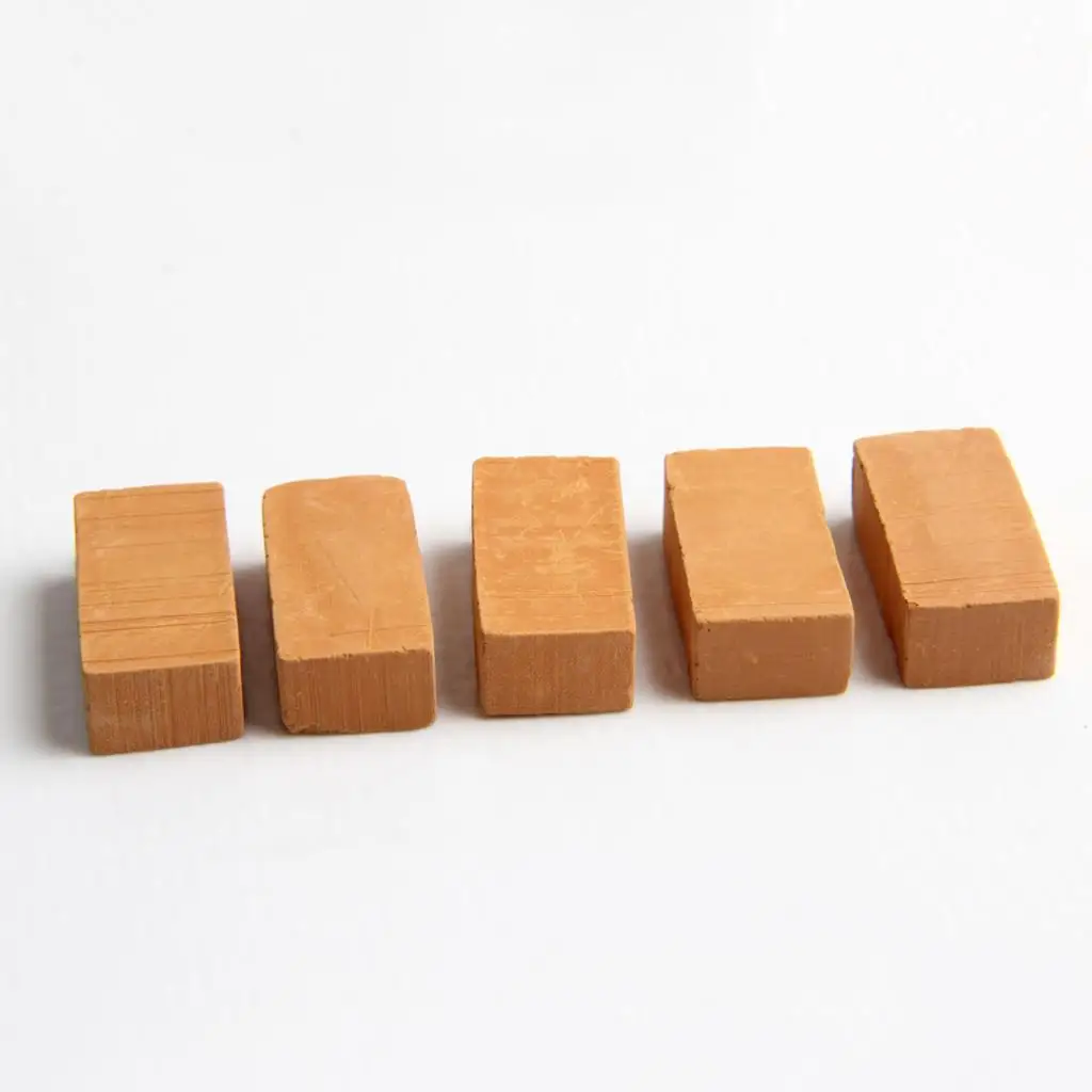 10 Pieces Simulation Porcelain Brick Model Red For Architecture Building Accessories Decor Ornaments, 30 x 15 x 10mm
