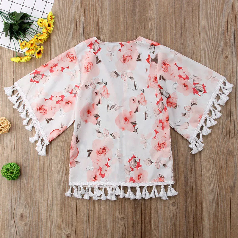 little girl kimono cardigan
