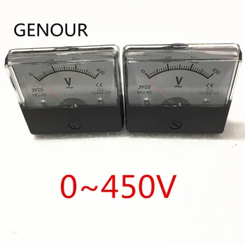 

2pcs Three phase generator voltmeter for 2KW 5KW 2500 6500 SK8500W gasoline generator,square voltage meter 0-450V