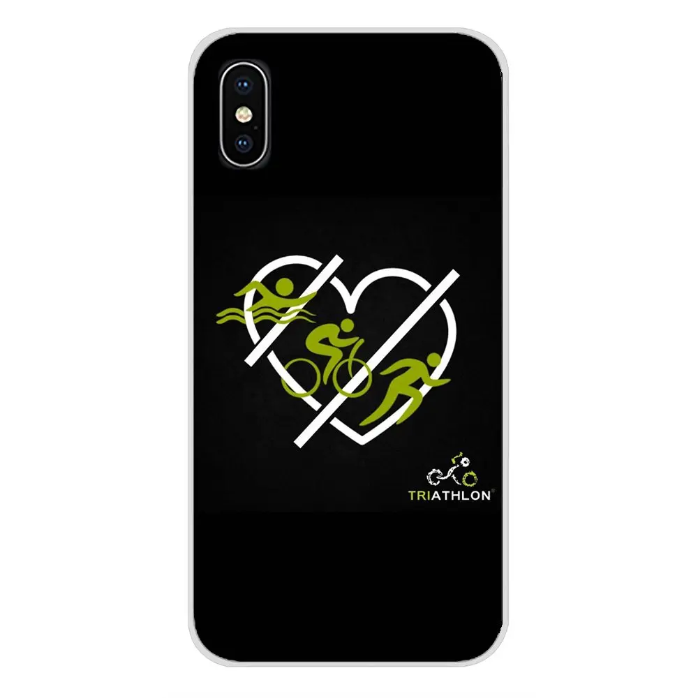 Аксессуары, чехлы, чехол с рисунком Ironman Triathlon Love для Apple iPhone X XR XS MAX 4 4S 5 5S 5C SE 6 6S 7 8 Plus ipod touch 5 6