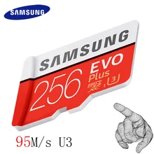 SAMSUNG 100Mb/s Micro SD Card 128GB 64gb 32gb 256gb Class10 U3 U1 Microsd Memory Card Flash TF Card for Phone with Card Reader