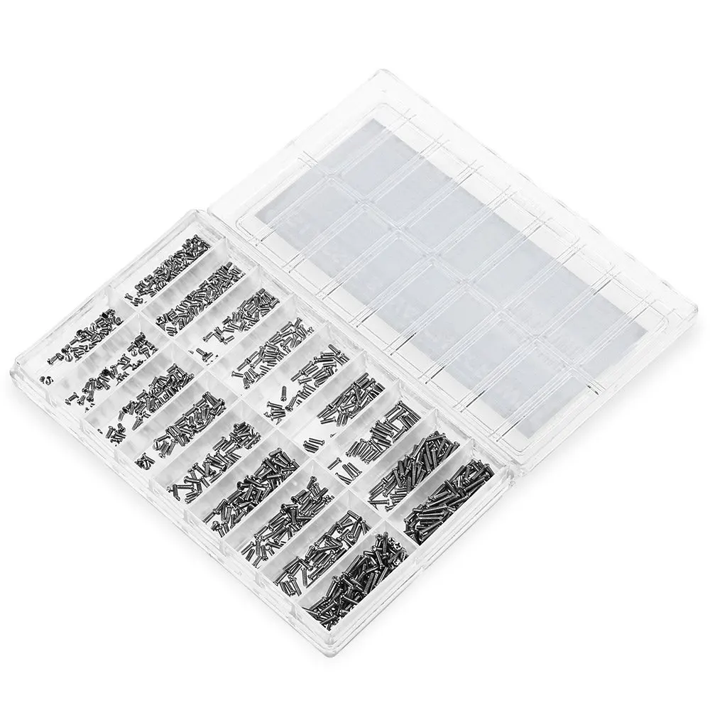 

1000pcs Assorted Stainless Steel Precision Screws Kit Watch Repair Tool for Glasses Watches
