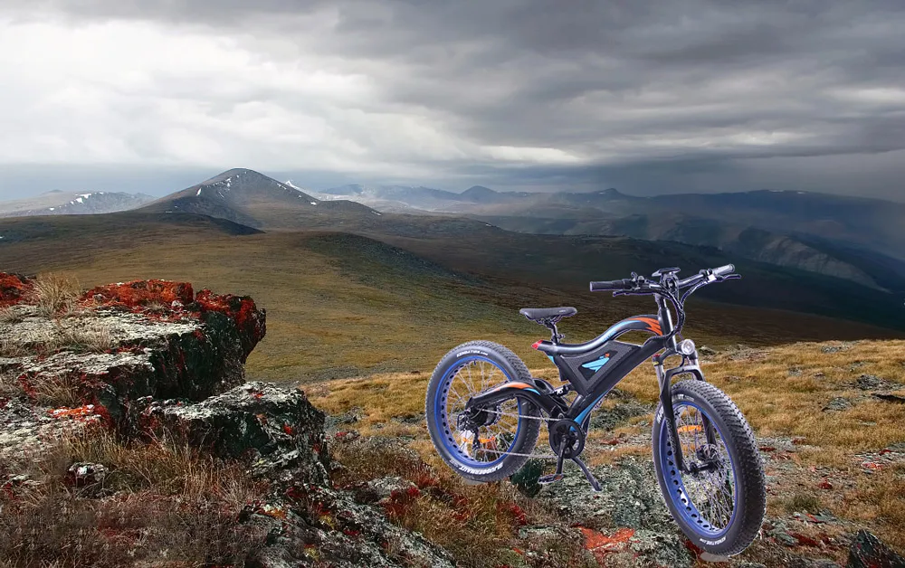 EZBIKE 18 Электрический велосипед 1000 Вт Супер нев Снежный велосипед электрический велосипед Ebike 48 в электрический велосипед увеличенные шины e-bike горный