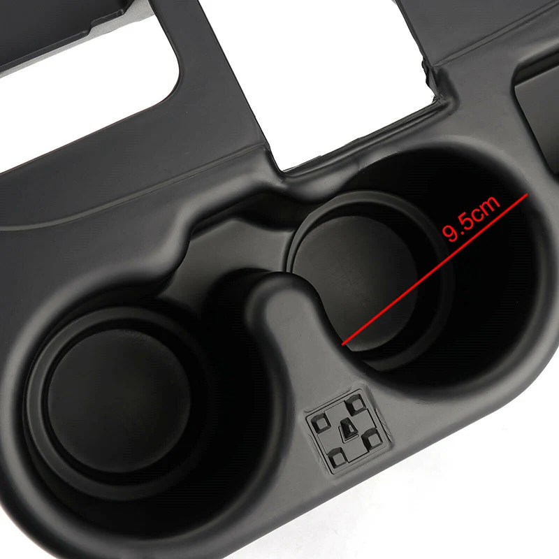 1pcs NEW Black Center Console Car drink holders For Dodge RAM ADD-ON 1500/2500/3500 2003-2012