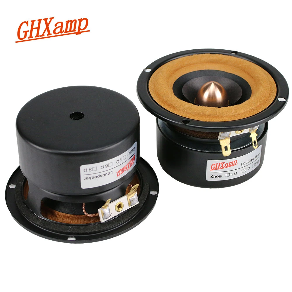 Ghxamp 3 Inch Full Range Speaker Tweeter Mid Bass Speaker Doek Bullet Hifi Unit Computer Tv Audio 98hz khz 1pairs Portable Speakers Aliexpress