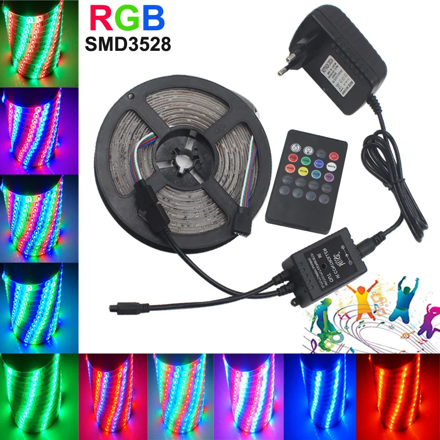 Ленсветильник Светодиодная гибкая SMD 5050 2835 12 В 5/10 м|led ribbon|rgb led ribbonrgb |