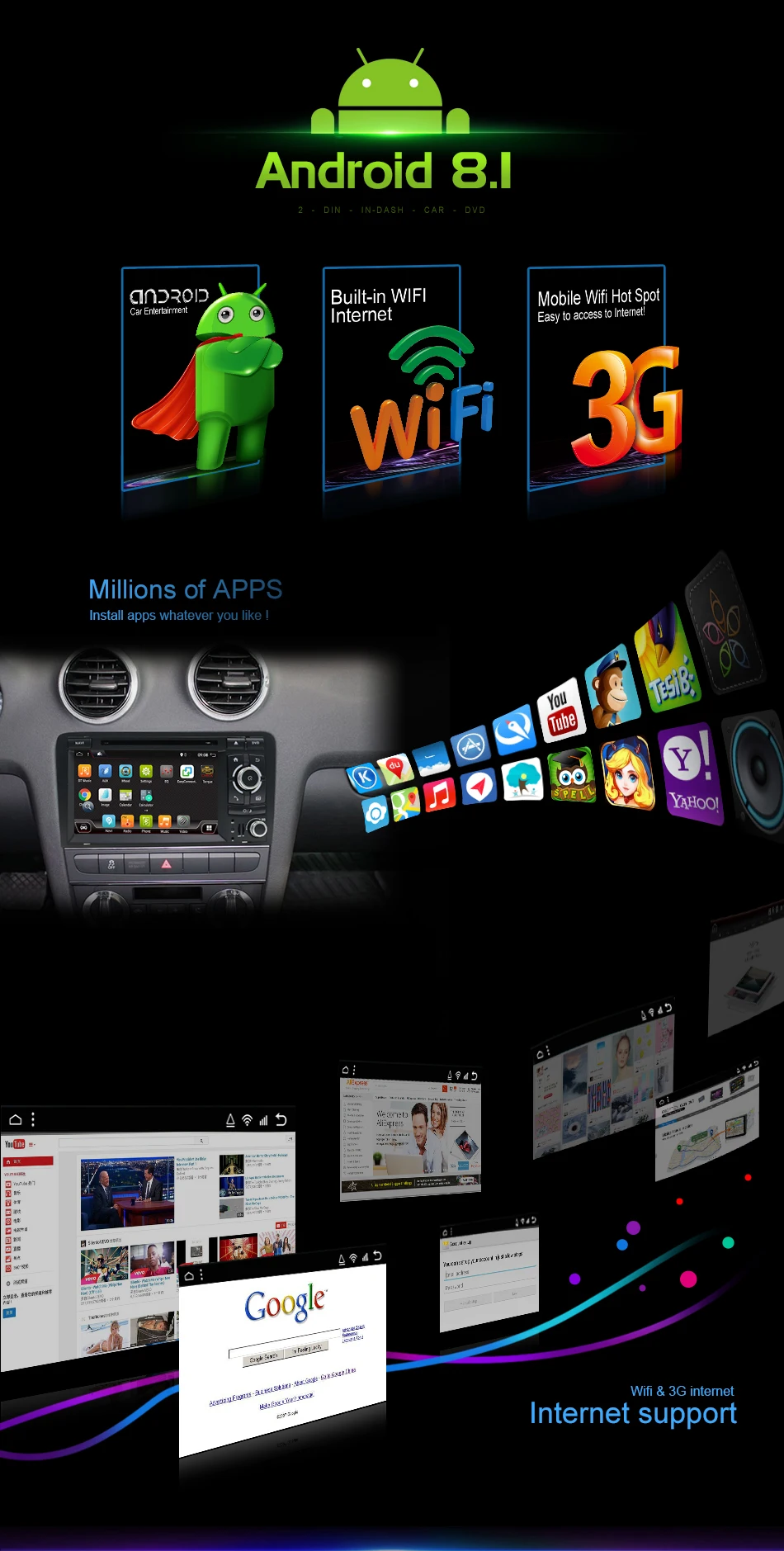 Cheap Bosion Android 9.0 CAR DVD GPS For Audi A3 8P 2003-2012 S3 2006-2012 RS3 Sportback 2011 multimedia player stereo radio 1 Cheap Bosion Android 9.0 CAR DVD GPS For Audi A3 8P 2003-2012 S3 2006-2012 RS3 Sportback 2011 multimedia player stereo radio 1