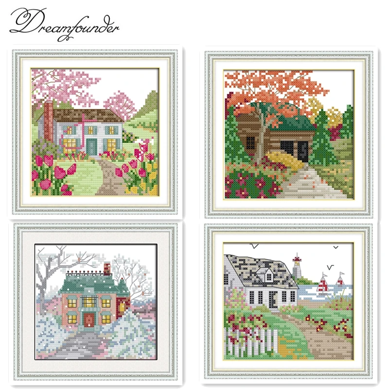 Набор для вышивки крестиком сделай сам|handmade needlework|embroidery diycross stitch kits |