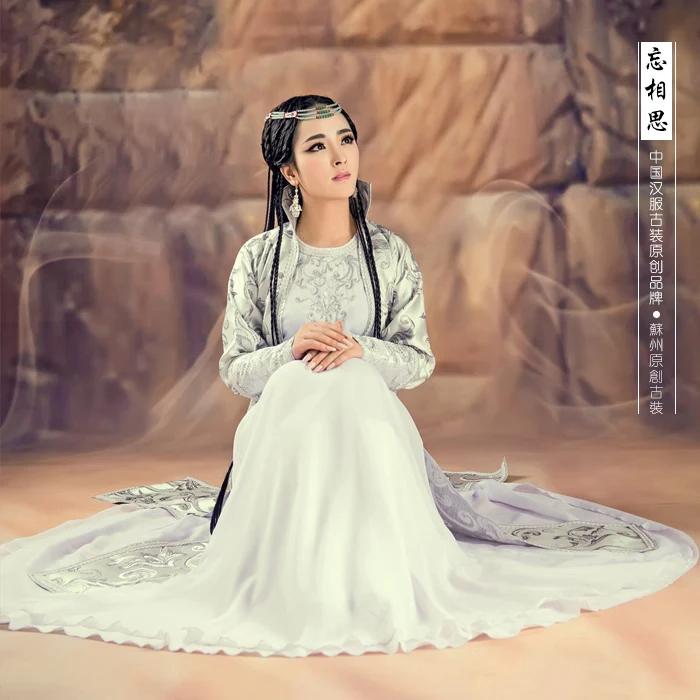 Wang Xiang Si SwordLady Костюм Театральный Shu Shan Zhan Ji Actress Yu Wu Xin аналогичный Дизайнерский Костюм для женщин