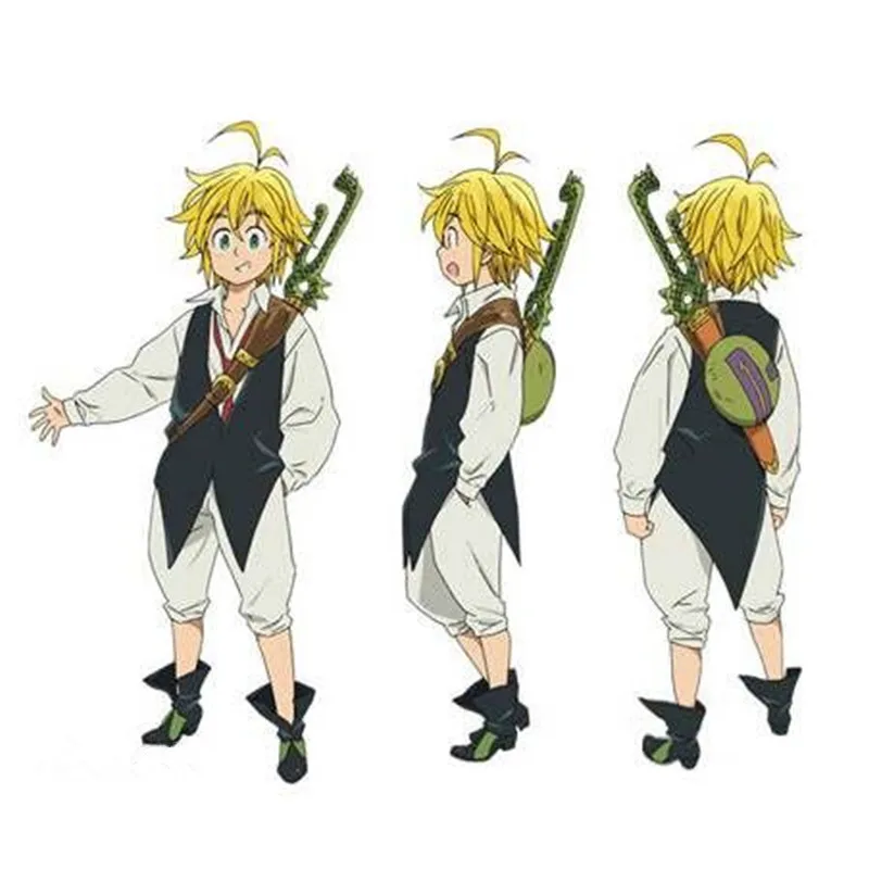 Японское аниме The Seven Deadly Sins Meliodas костюм мужской Meliodas косплей одежда/сумка Любой Размер Дракон грех гнева