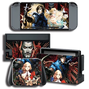 

Vinyl Screen Sticker for Castlevania Skins Protector Stickers for Nintendo Switch NS Console + Controller + Stand Sticker